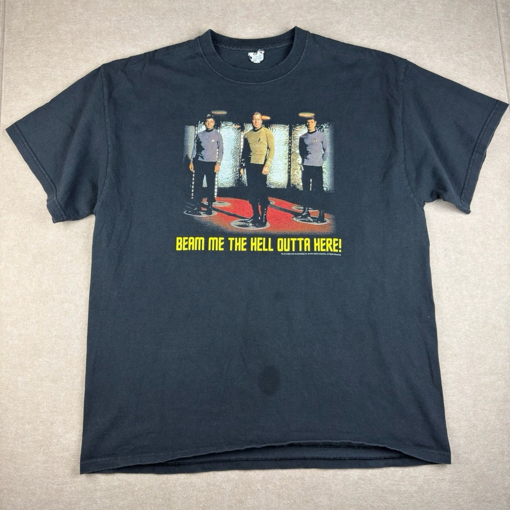 Y2K‎ Star Trek Movie Shirt Men's L Black CBS TV Show Unisex Licensed Tee